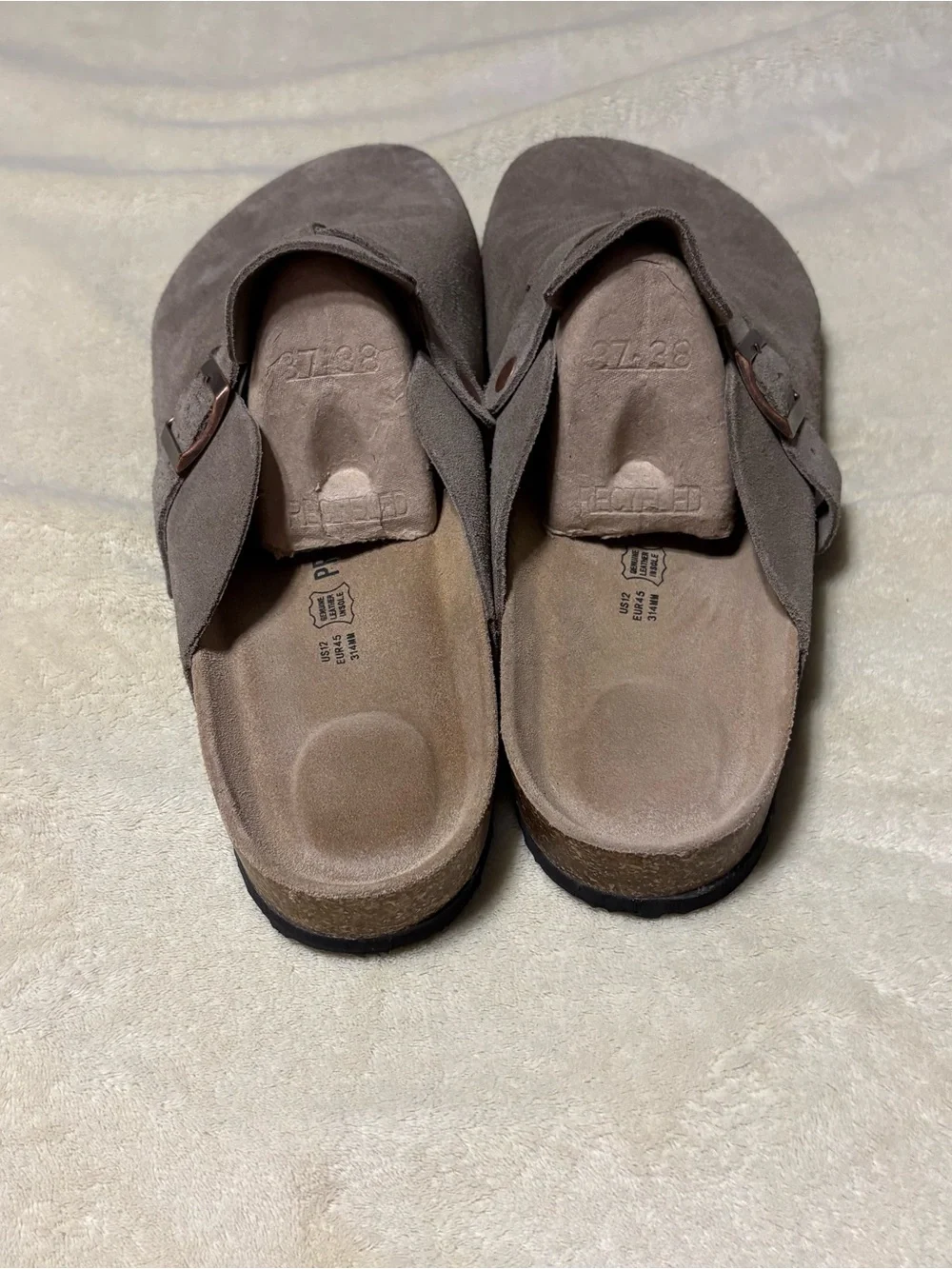 Project Cloud suede slip